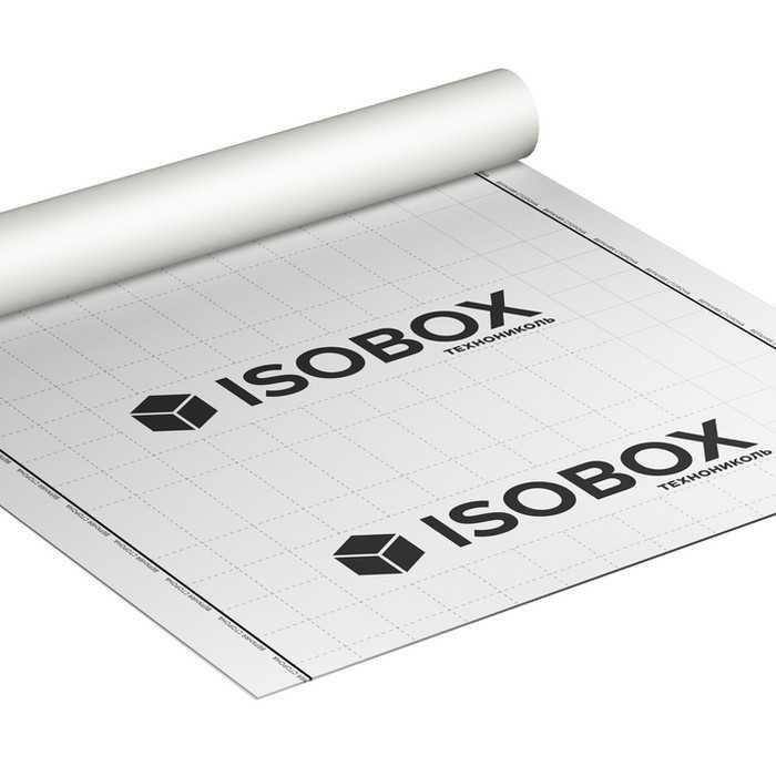 Ветро-влагозащитая пленка ISOBOX А 70 (клеевая полоса), 1,6 х 43,75 м